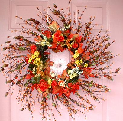 AUTUMN SPRAY WREATH