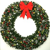 6 Foot (72 inch) Christmas Magic Wreath