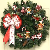 Gingerbread Man Christmas Wreath