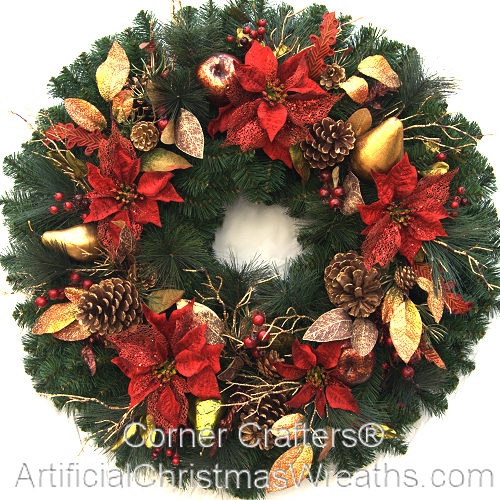 3 FOOT CHRISTMAS ELEGANCE WREATH