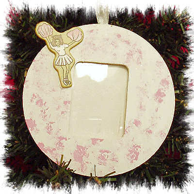 CHEERLEADING PHOTO FRAME ORNAMENT