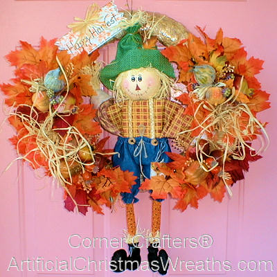 AUTUMN SCARECROW WREATH