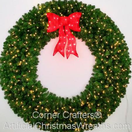 LARGE CHRISTMAS WREATHS by Artificial Christmas Wreaths.com | GIANT